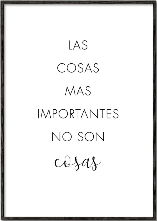 Las Cosas más Importantes no son Cosas