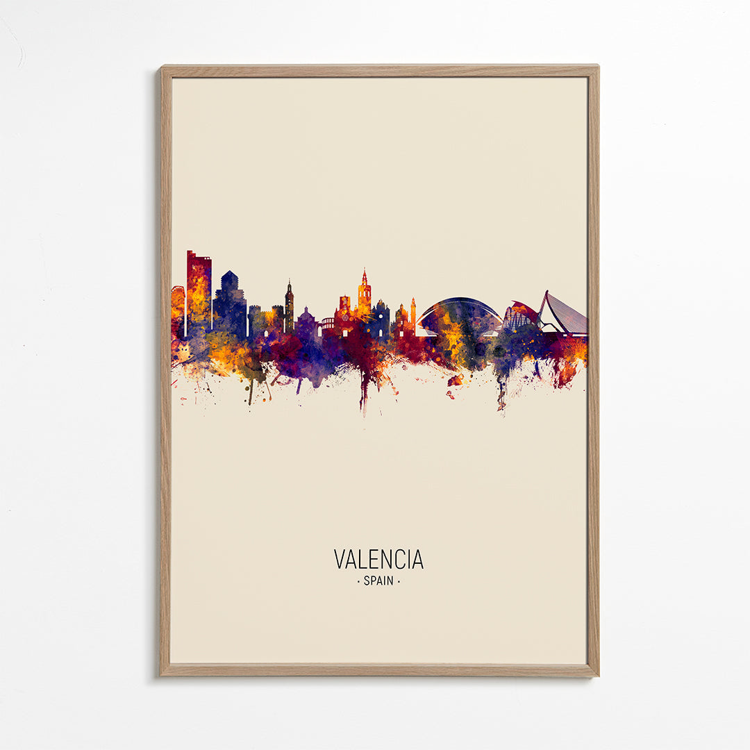 Valencia Skyline en beige