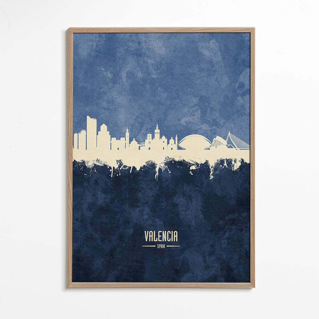 Valencia Skyline Azul