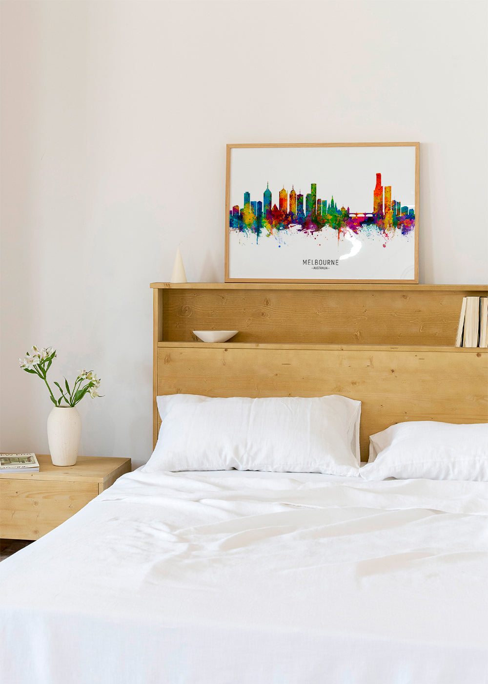 Melbourne Skyline multicolor