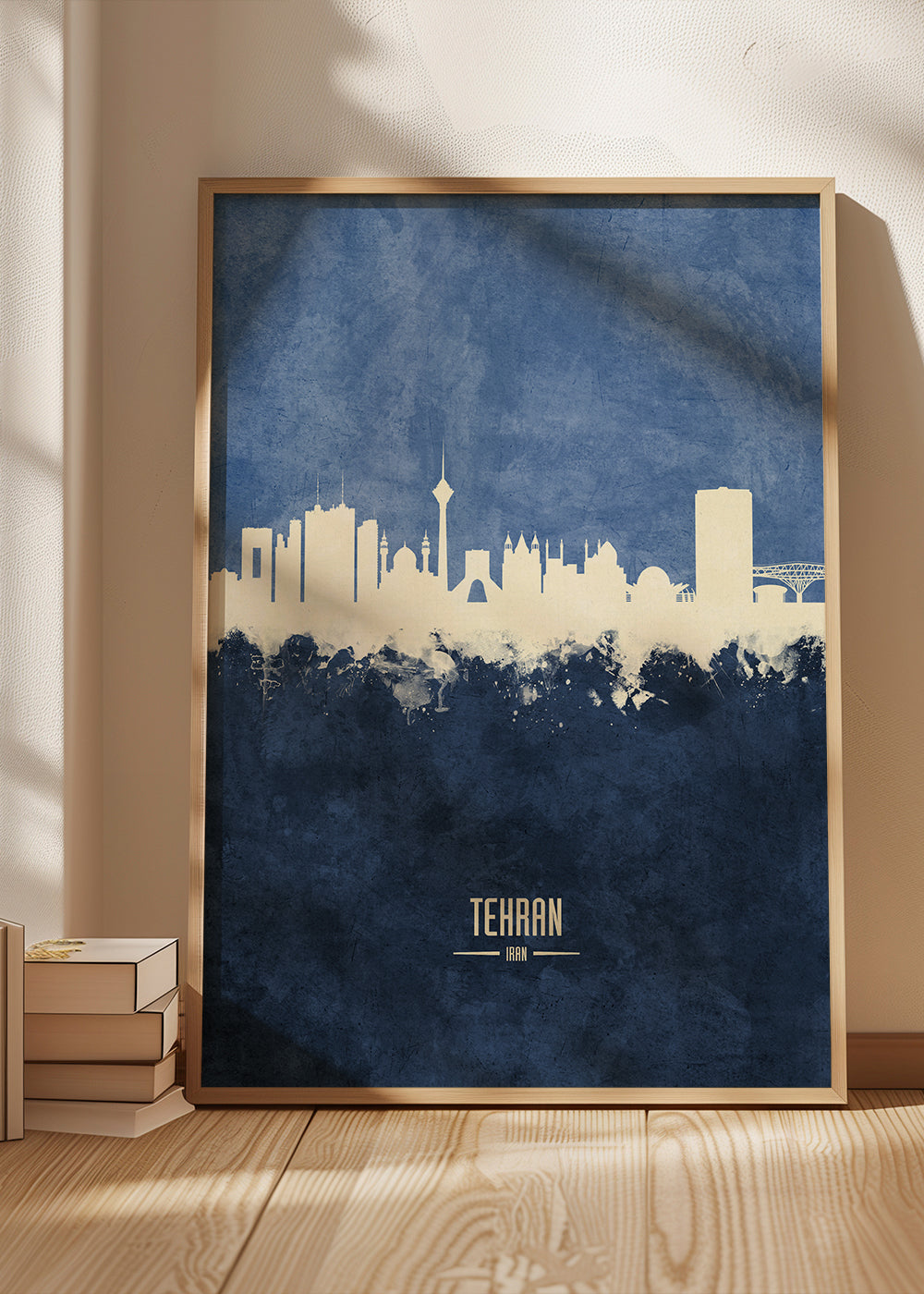 Tehran Skyline azul