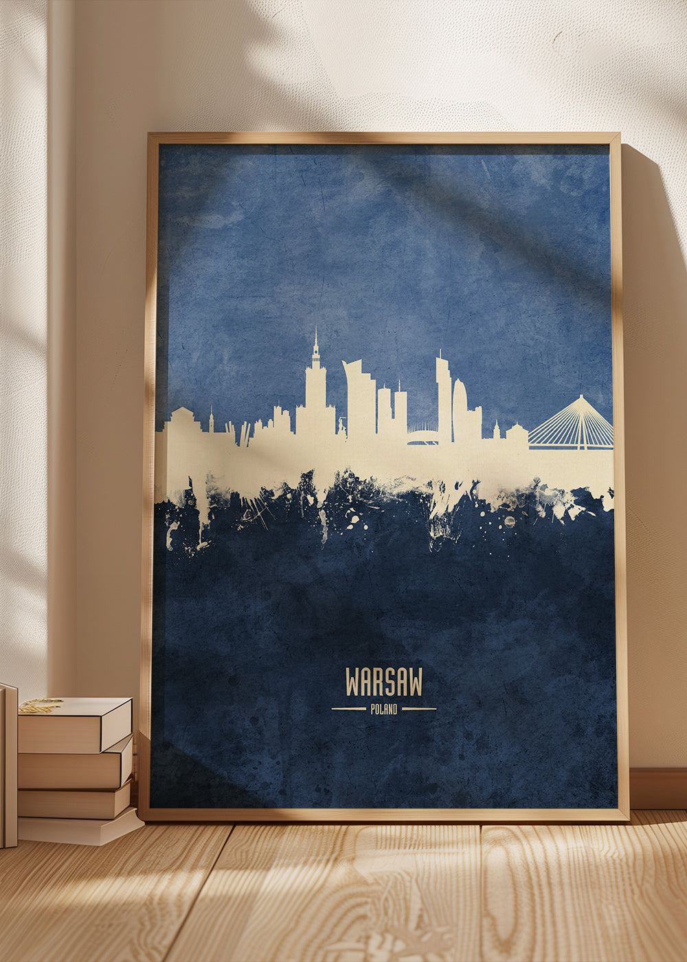 Warsaw Skyline azul