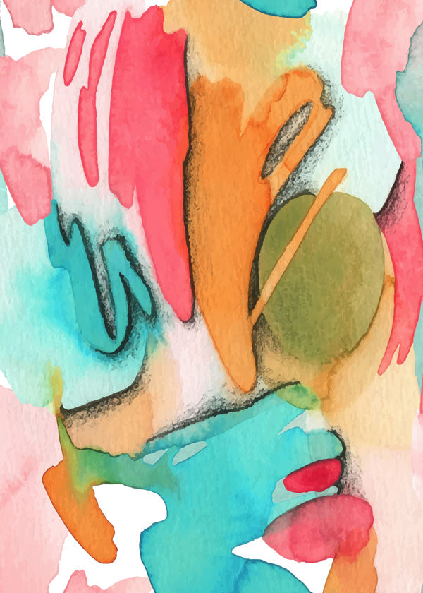 Modern Abstract Watercolor