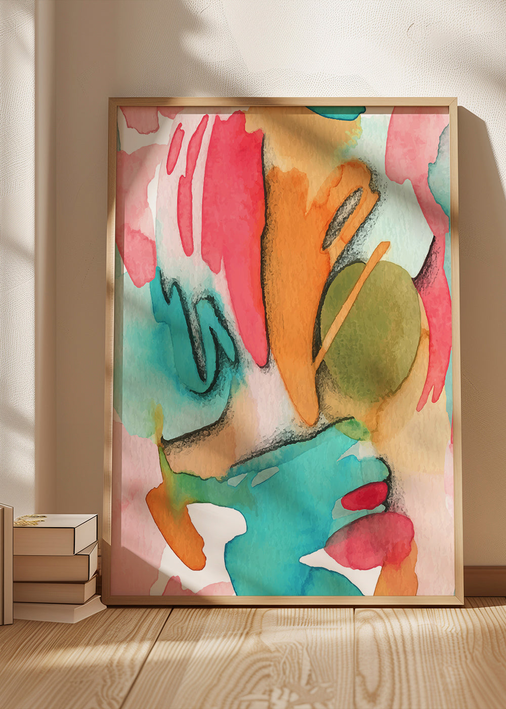 Modern Abstract Watercolor