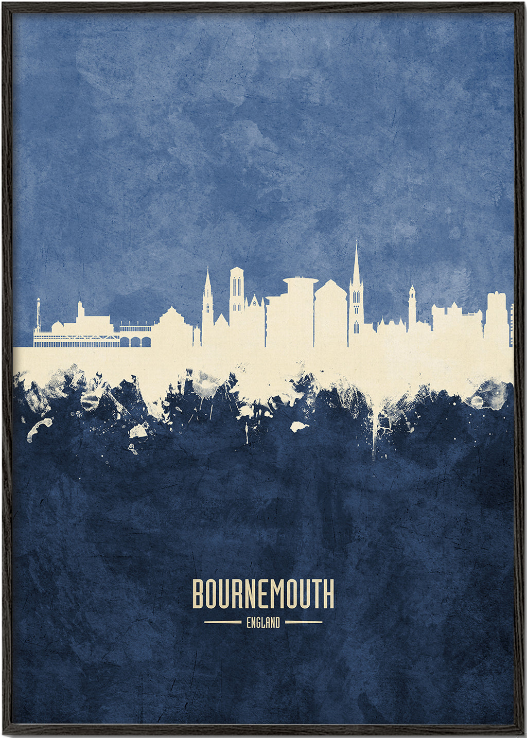 Bournemouth Skyline azul