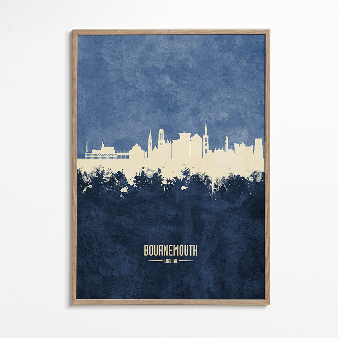 Bournemouth Skyline azul