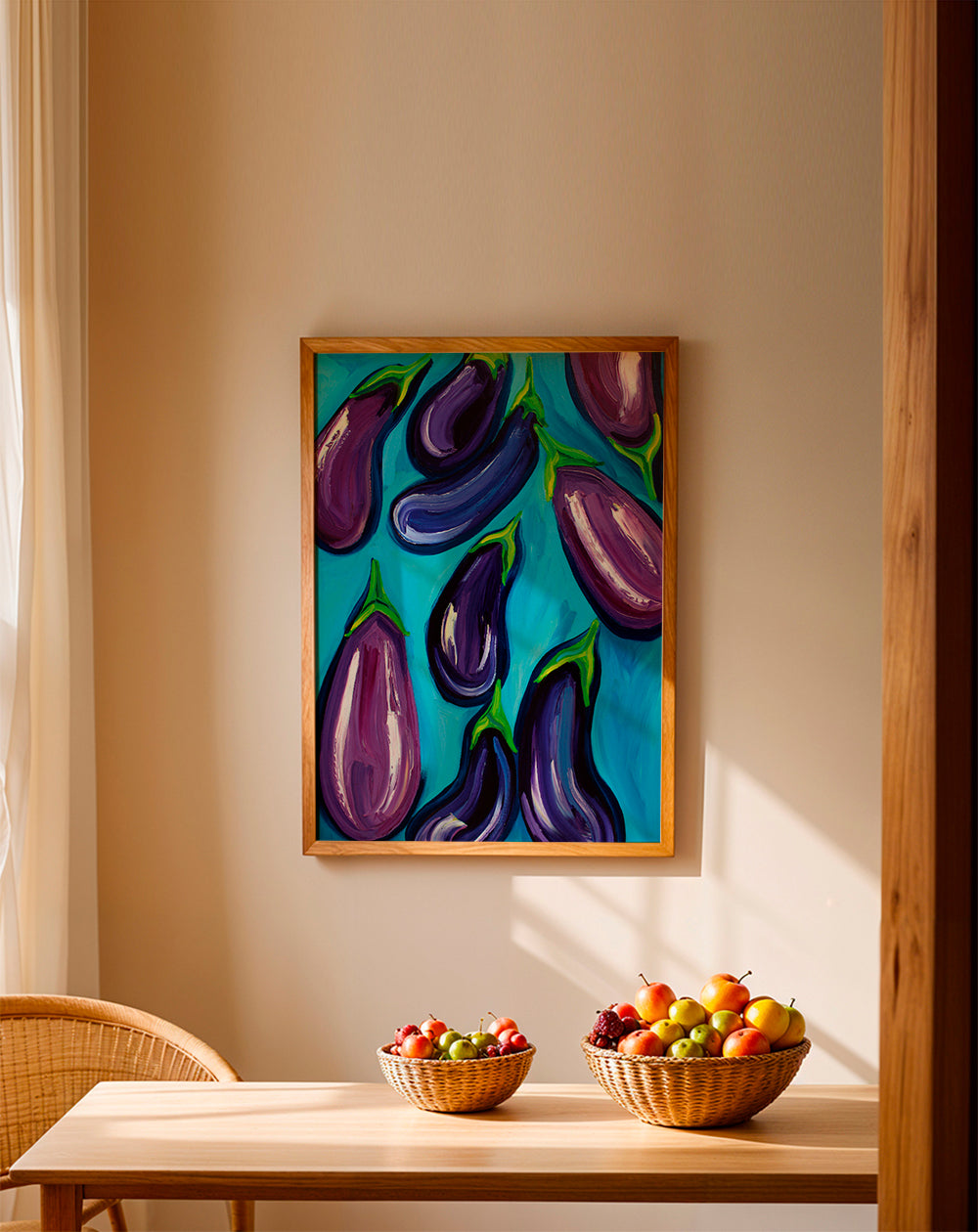 Aubergines Rain - Alice Straker