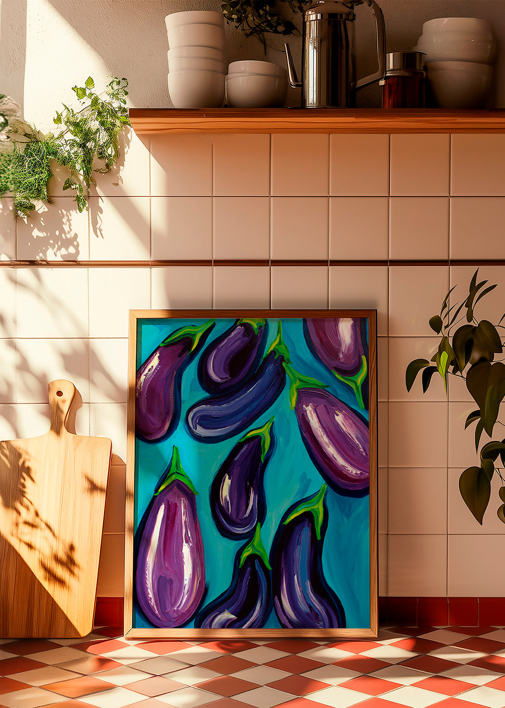 Aubergines Rain - Alice Straker