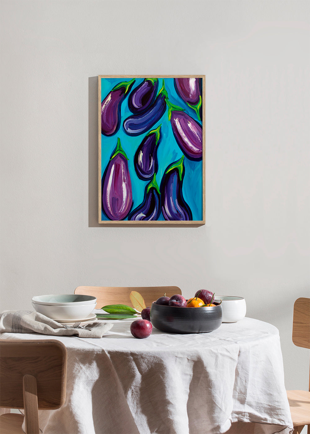 Aubergines Rain - Alice Straker