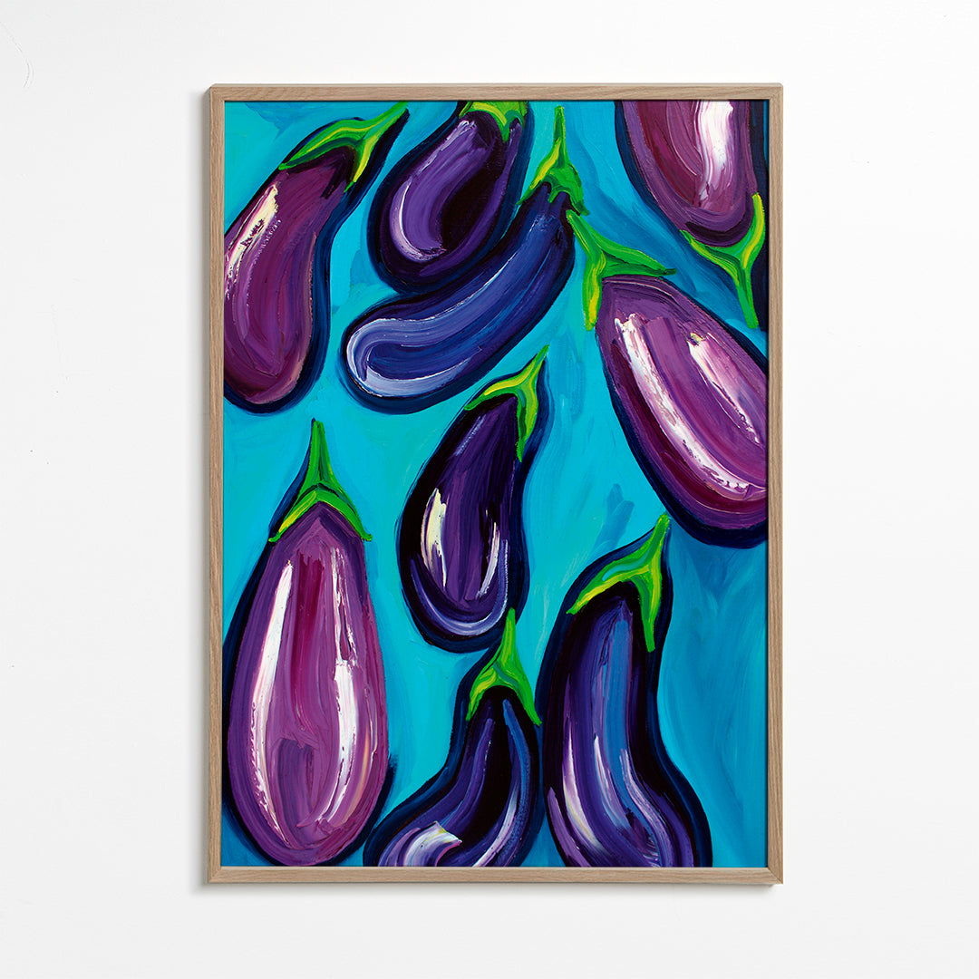 Aubergines Rain - Alice Straker