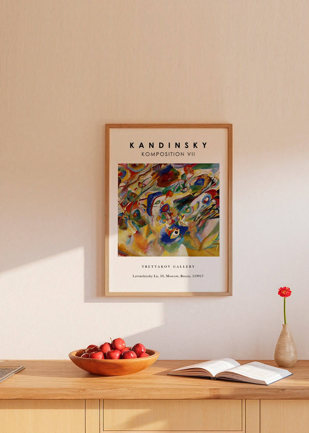Komposition VII Exhibition White - Vasili Kandinsky