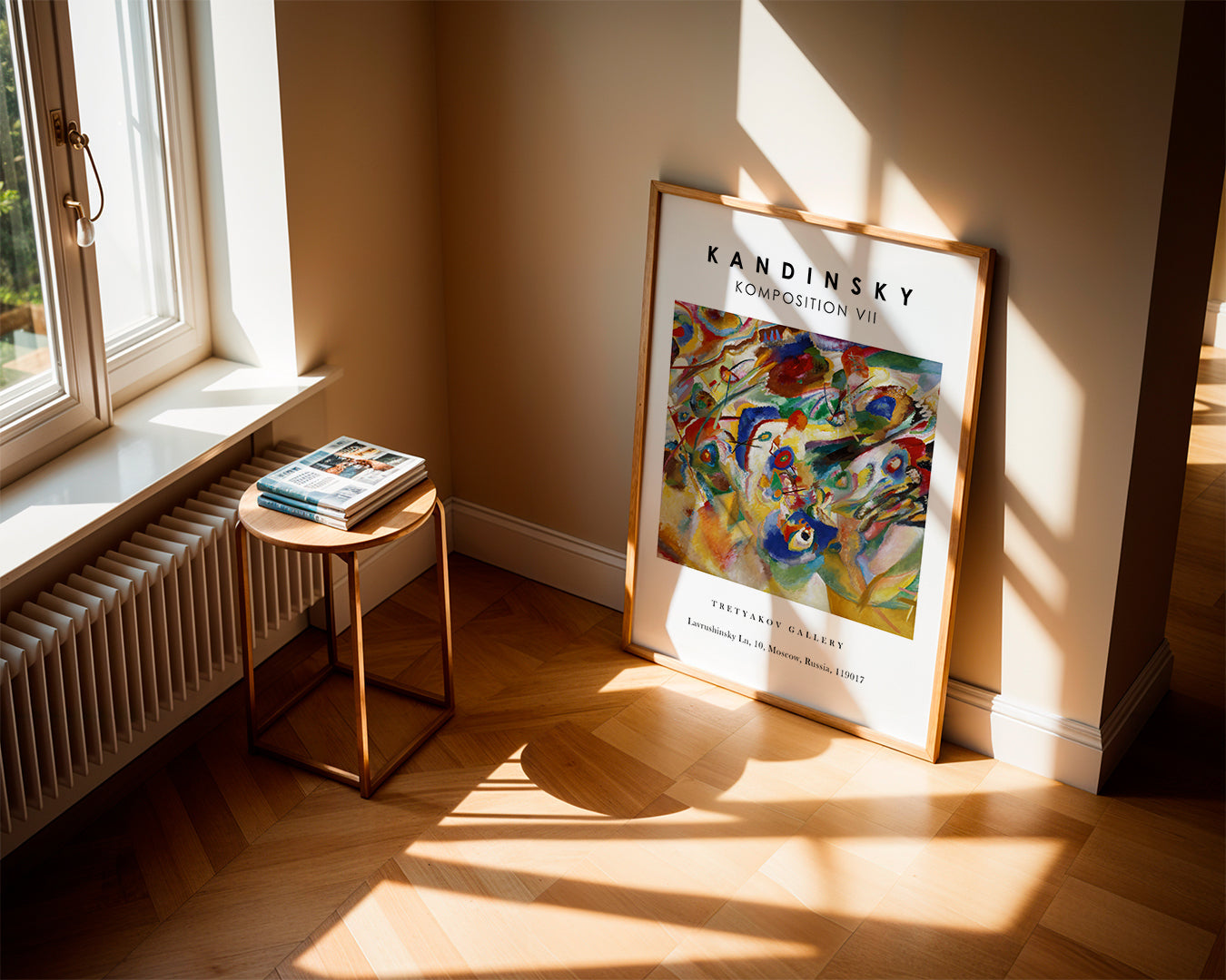 Komposition VII Exhibition White - Vasili Kandinsky