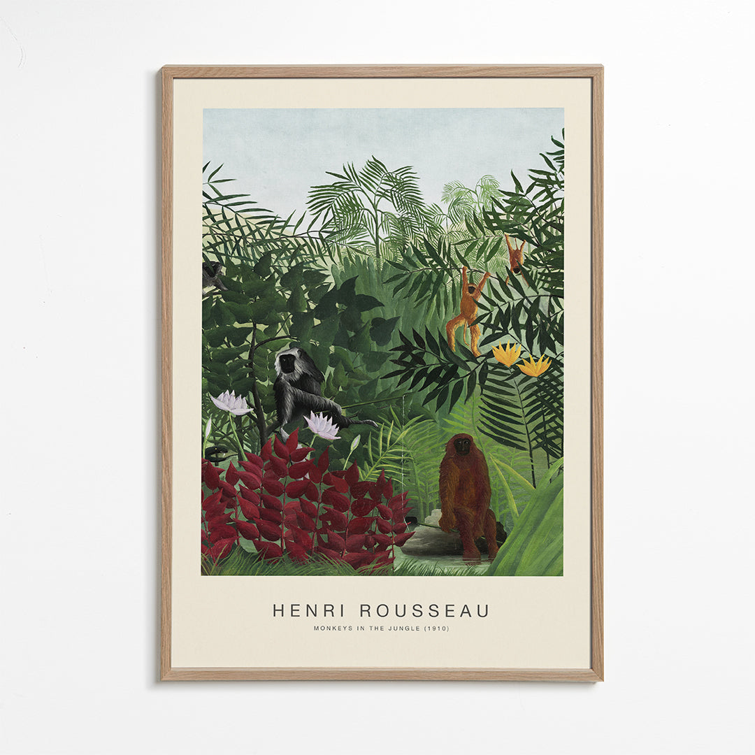 Monkeys in the Jungle (Special Edition) - Henri Rousseau