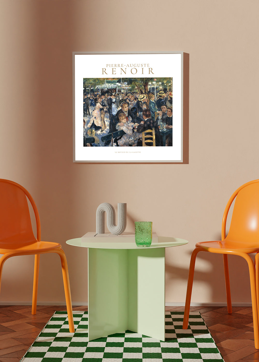 Le Moulin de la Galette by Pierre-Auguste Renoir - Square
