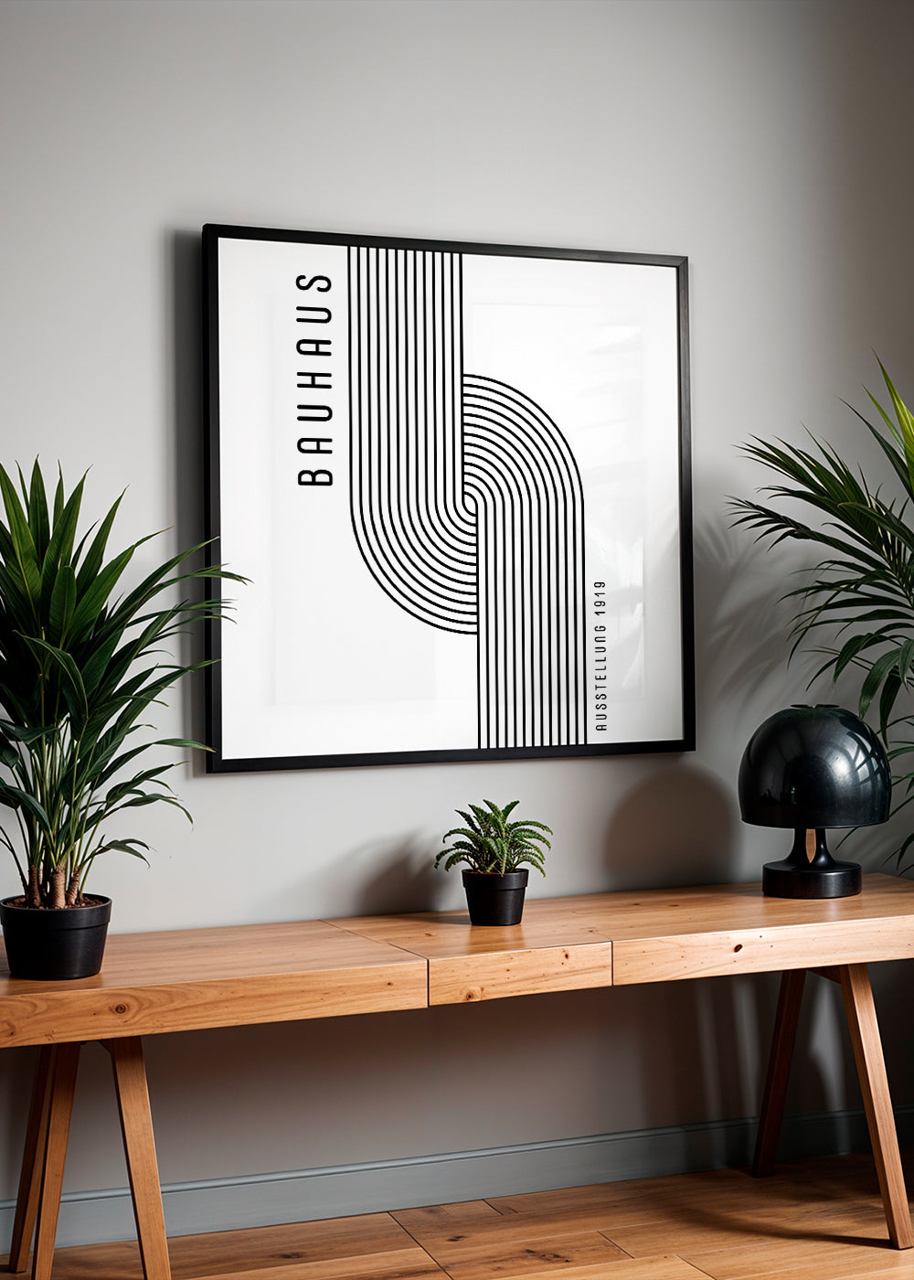 BAUHAUS AUSSTELLUNG Exhibition Poster 1919 - Square