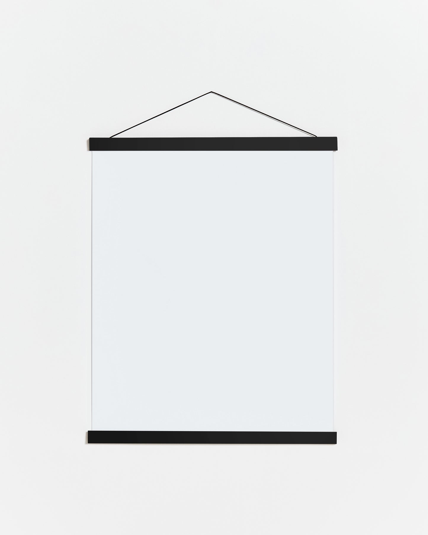 Colgador para póster de 30cm de madera y color negro