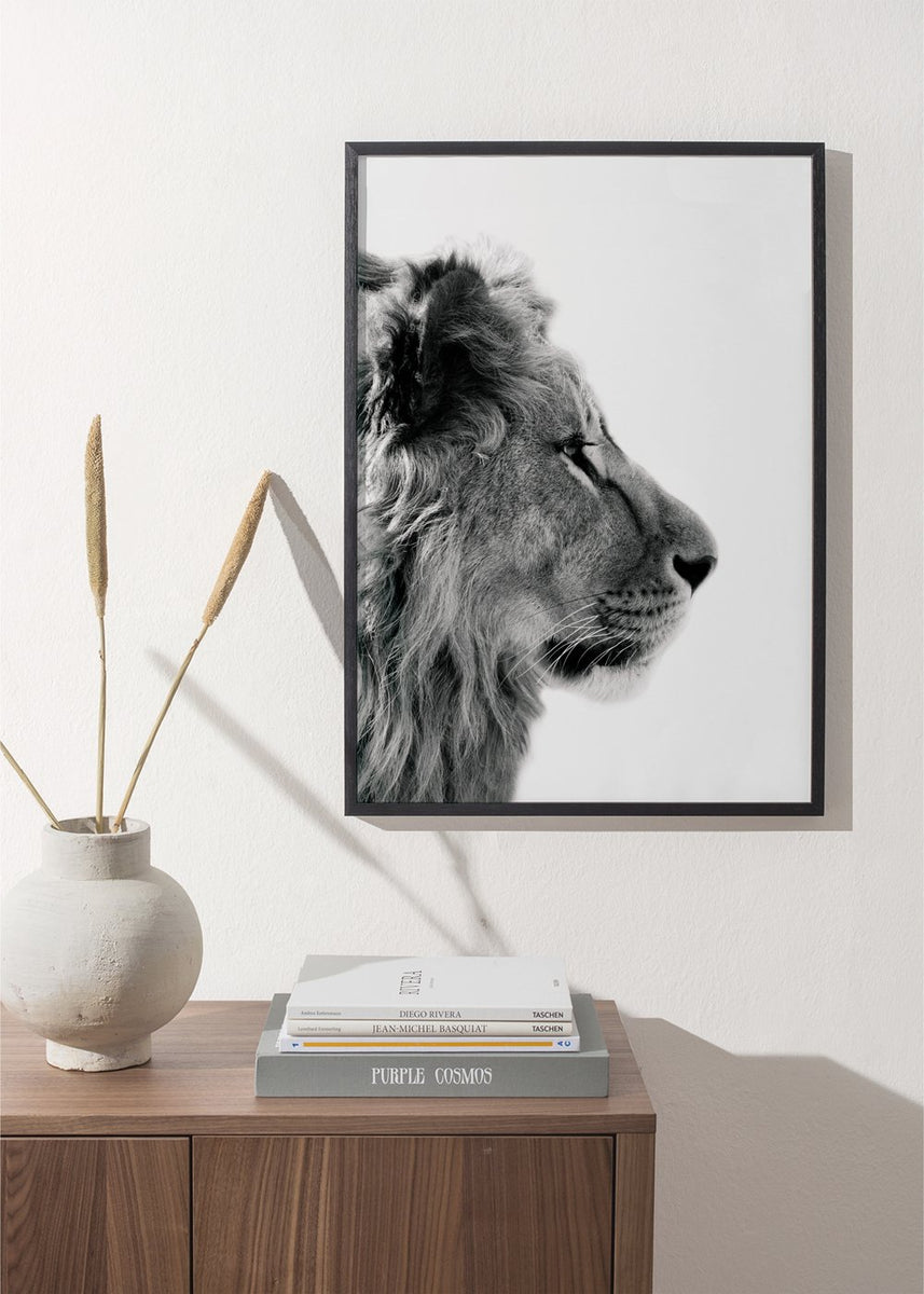 Cuadro nórdico Lion  Cuadros modernos y láminas decorativas – Artesta