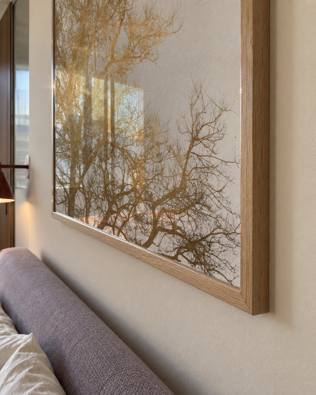 Golden skies - Framed poster detail