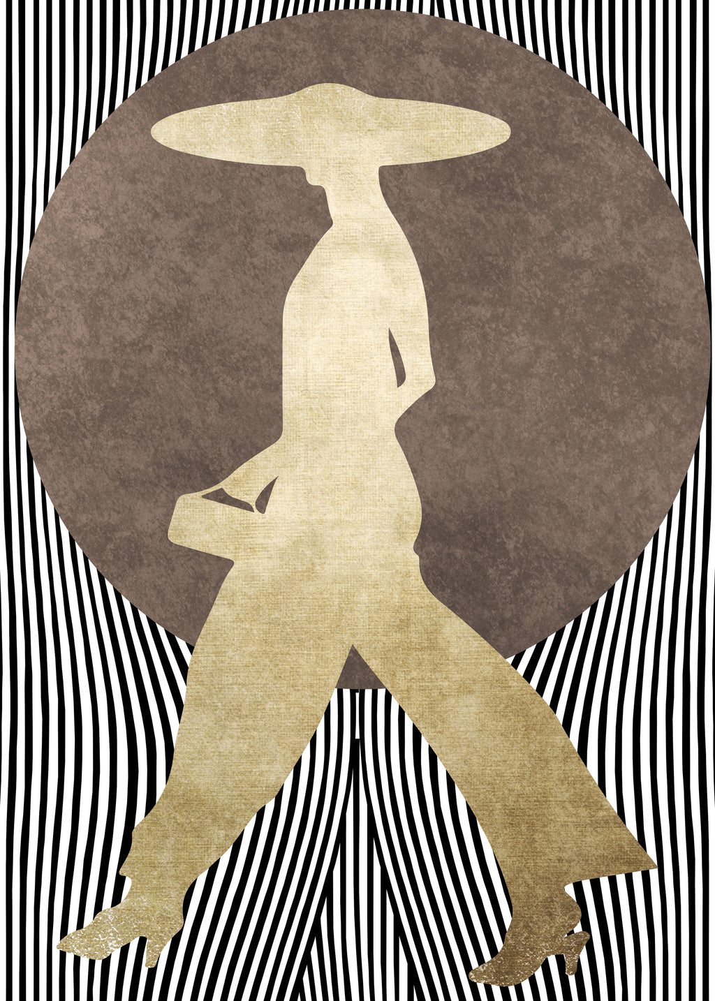 La madame noir - Unframed art print