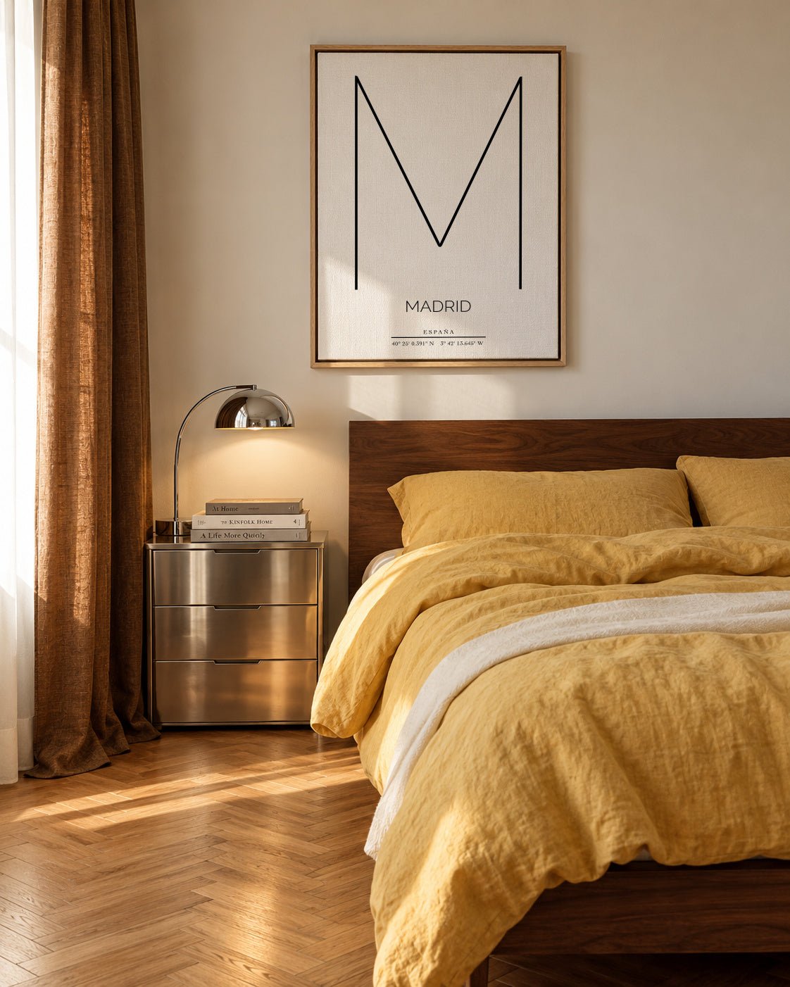 MADRID - Framed canvas in an interior