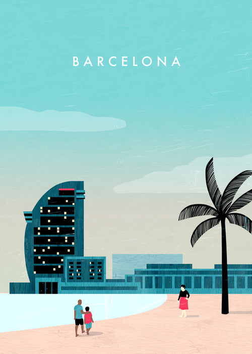 Barcelona - Unframed art print