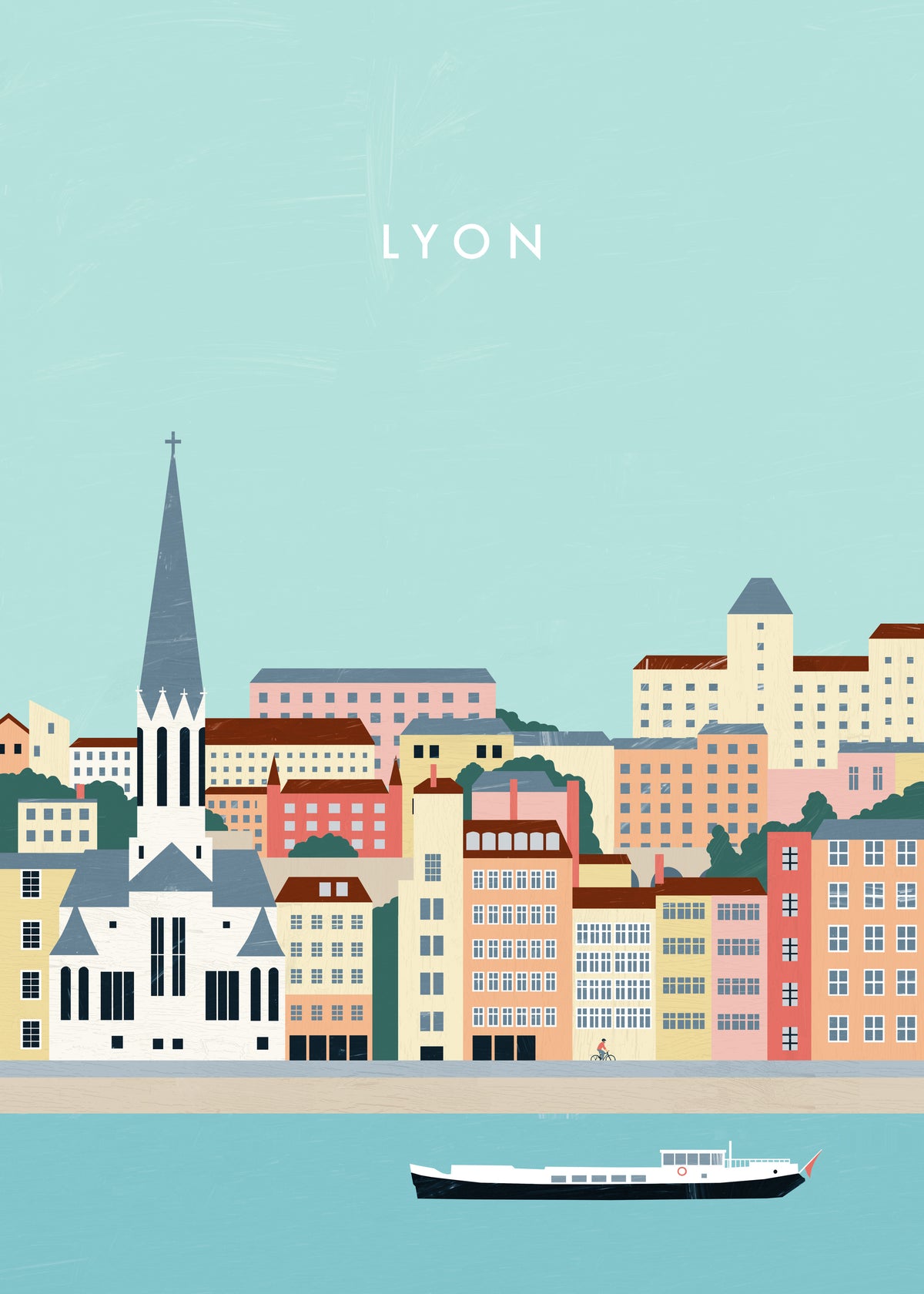 Lyon - Unframed art print