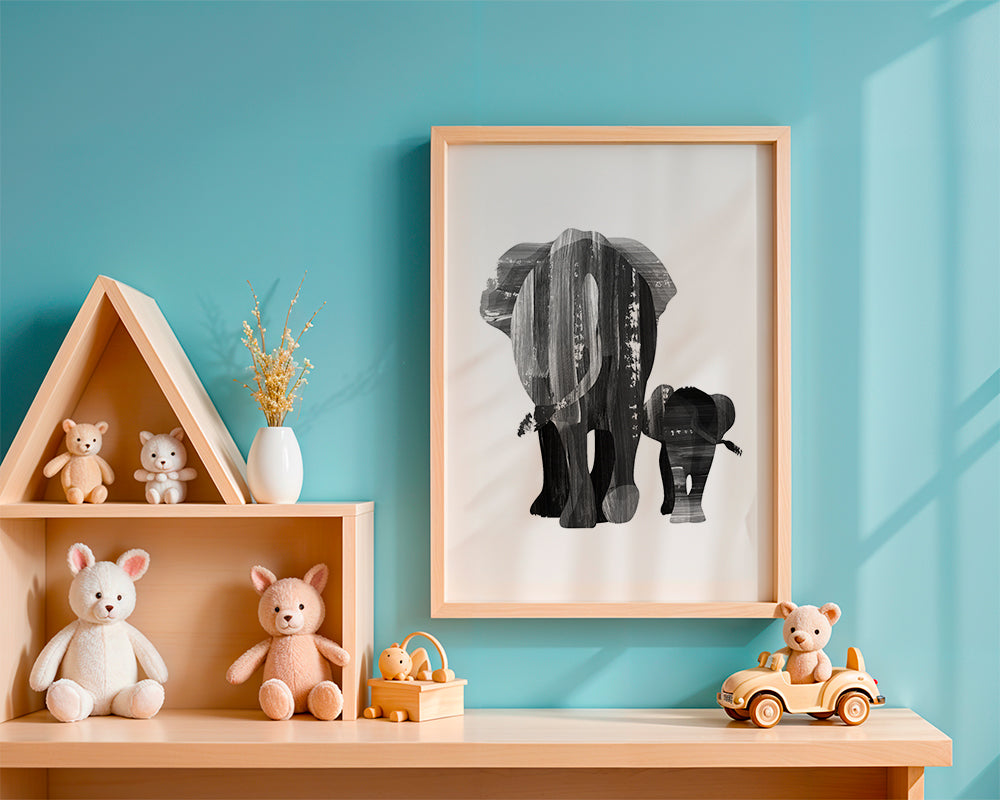 A walk together (black and white)