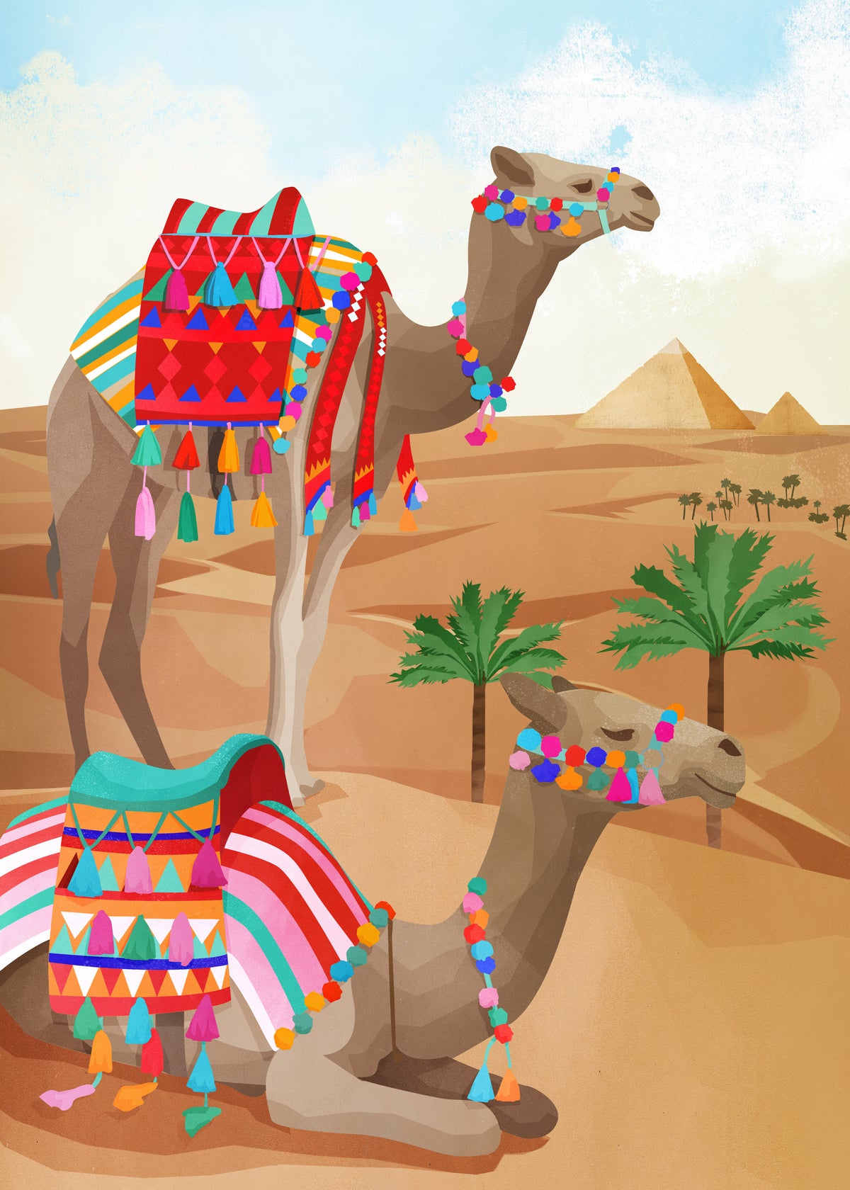 Desert adventure - Unframed art print