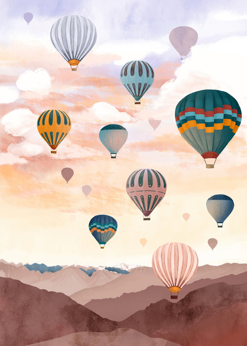 Airballoon Sky - Unframed art print