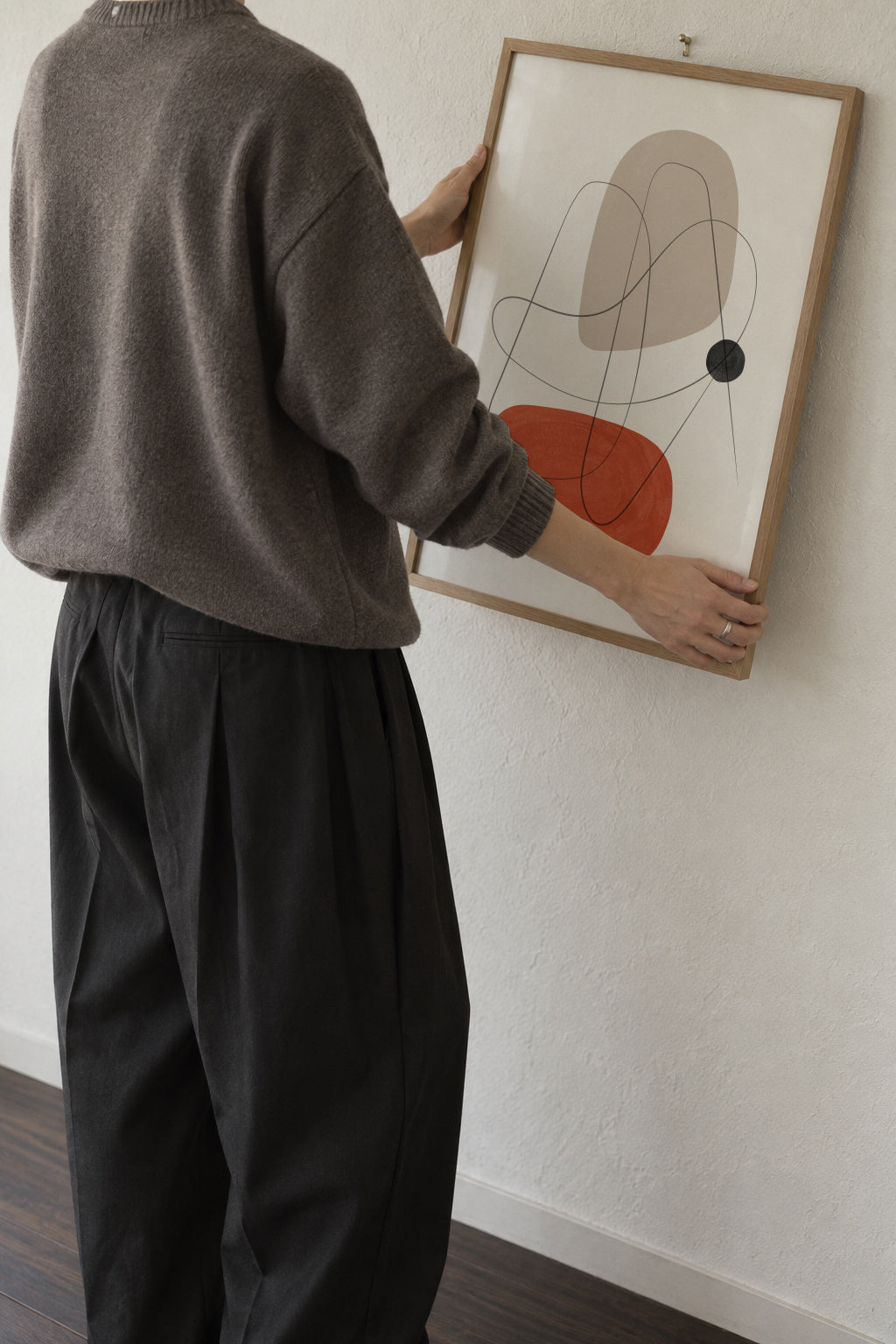 Abstract N1 - Framed poster in an interior