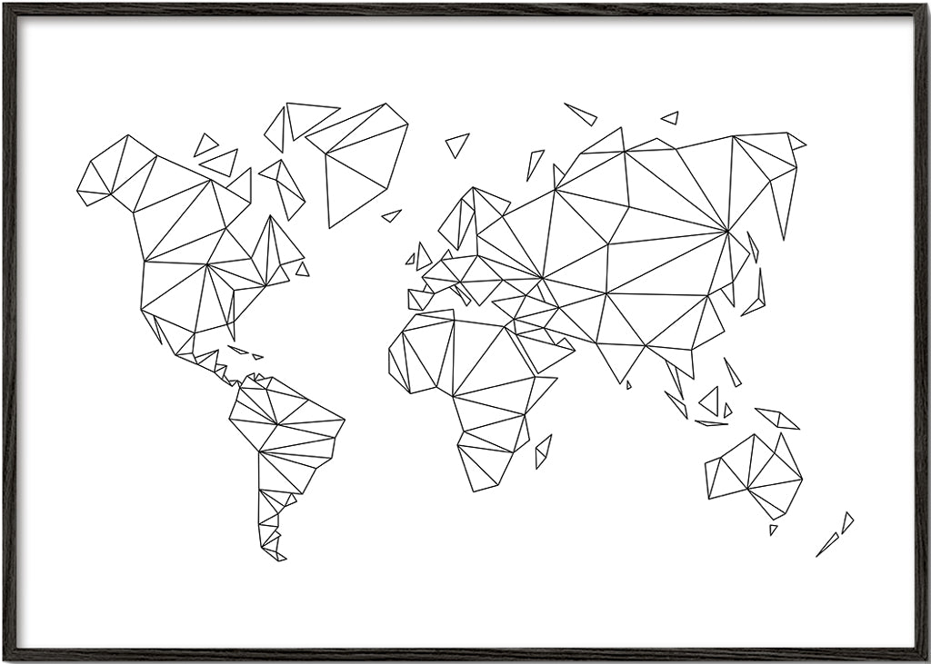 Geometric World Map