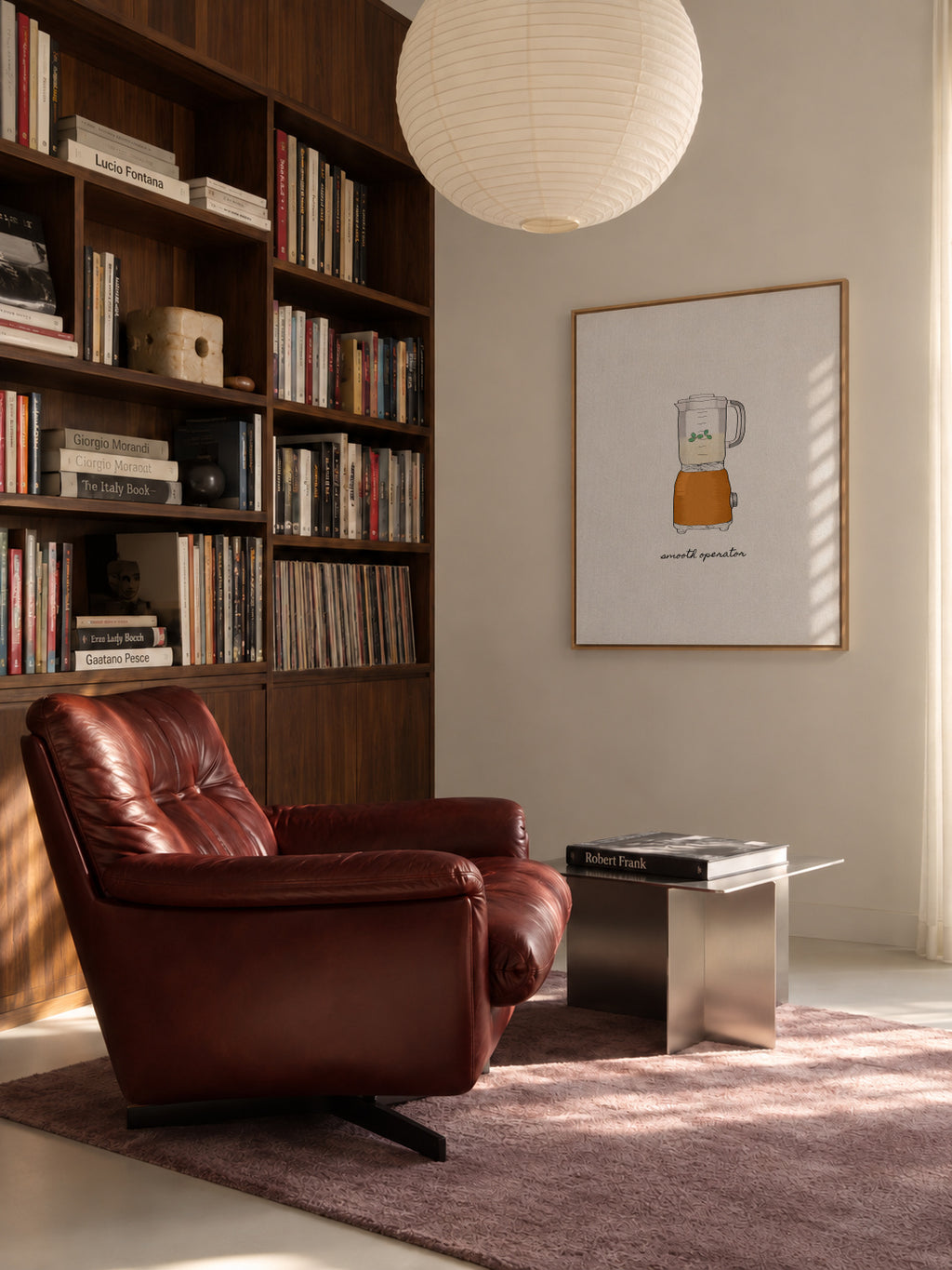 Smooth operator - Framed canvas in an interior