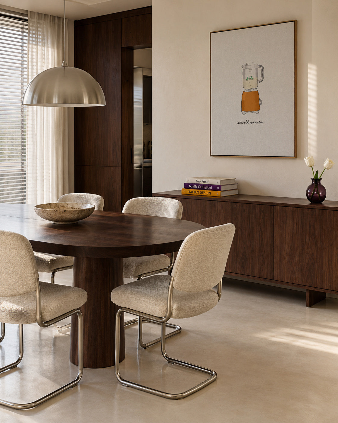 Smooth operator - Framed canvas in an interior