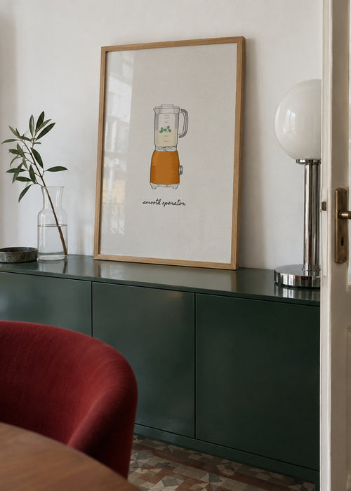 Smooth operator - Framed poster in an interior