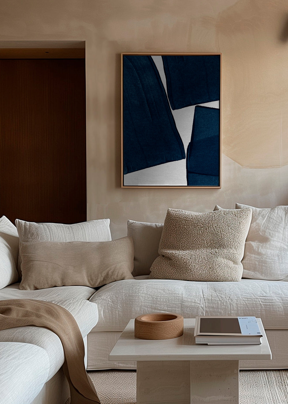 Minimalist Painting Blue III