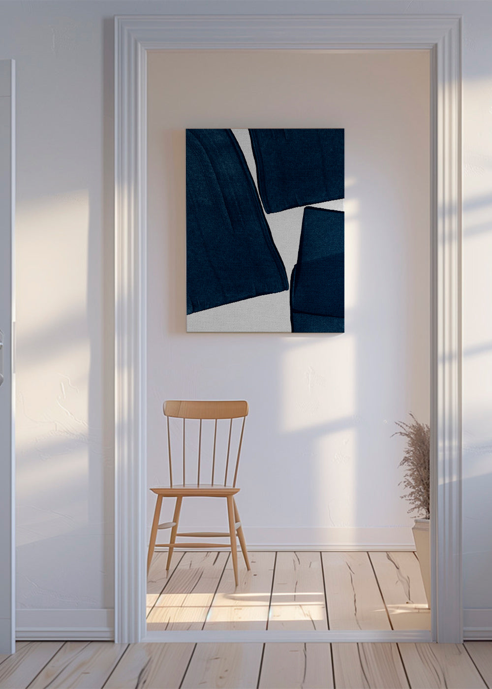 Minimalist Painting Blue III