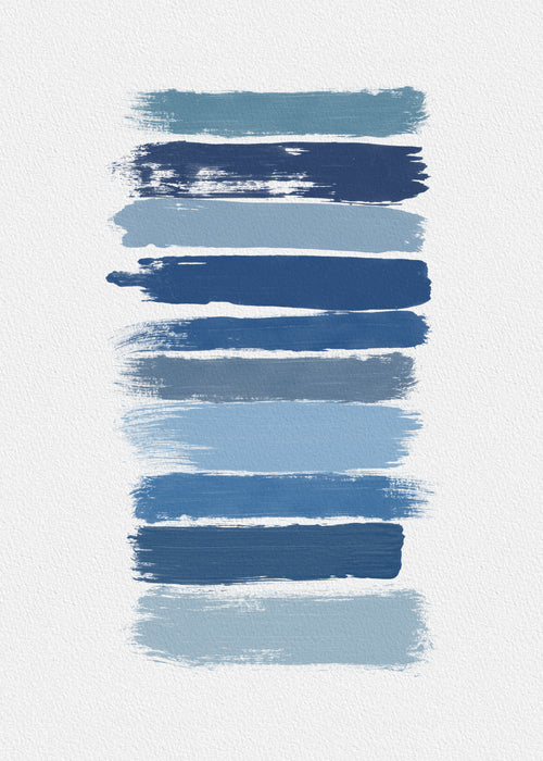 Ombre Blue - Unframed art print