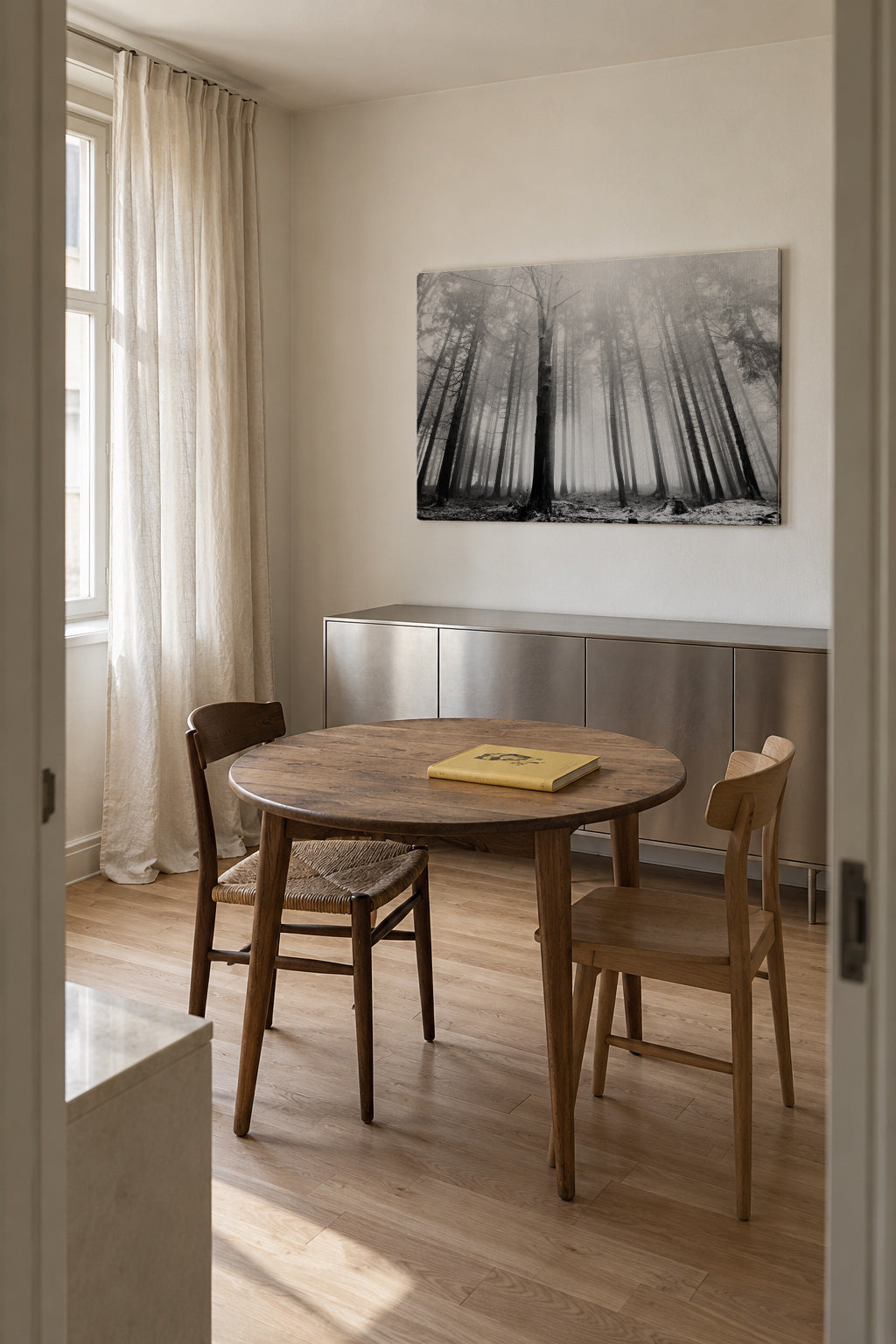Within Reach 2 - Unframed canvas in an interior