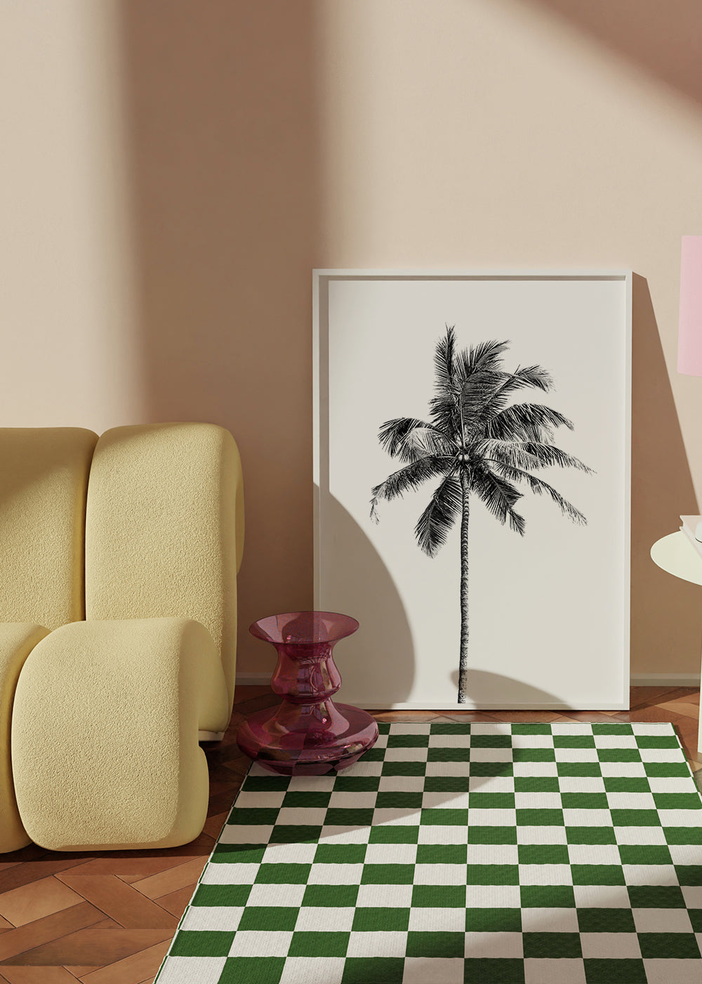 Palm tree by the beach