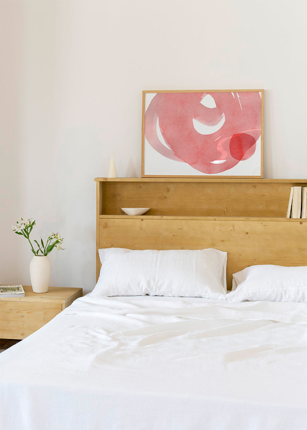 Minimal pink abstract 07