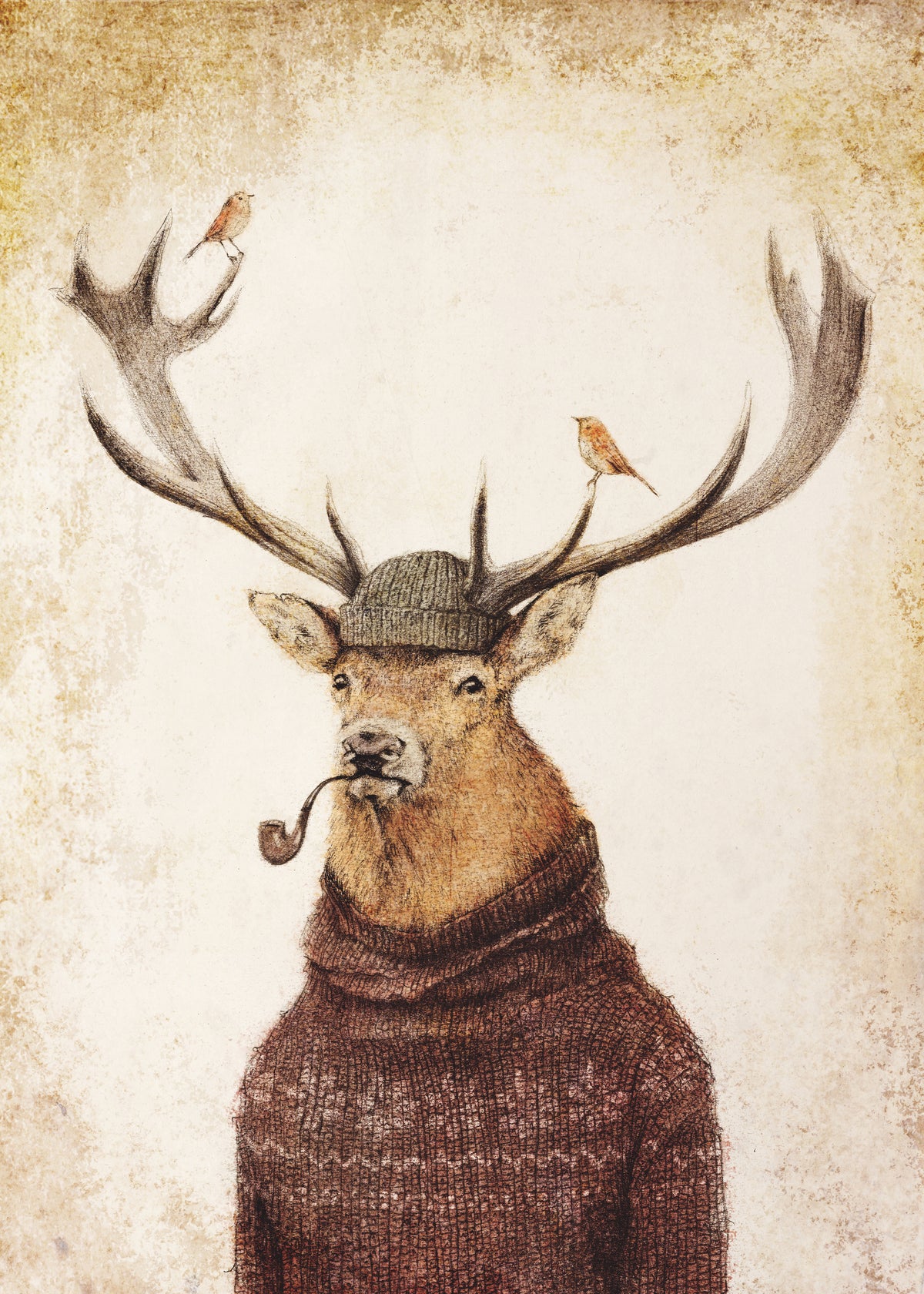 Thinking Wild - Unframed art print