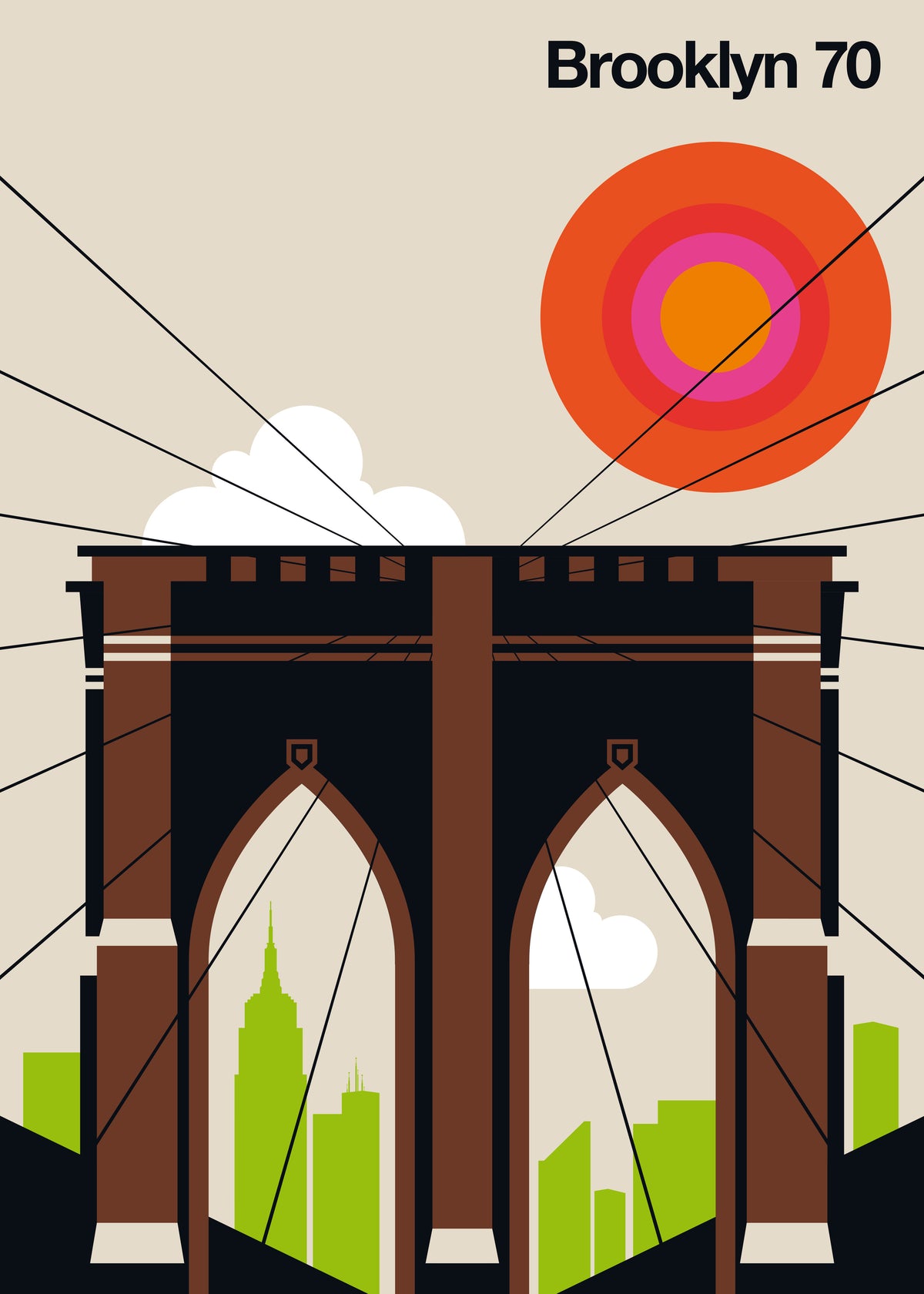Brooklyn 70 - Unframed art print