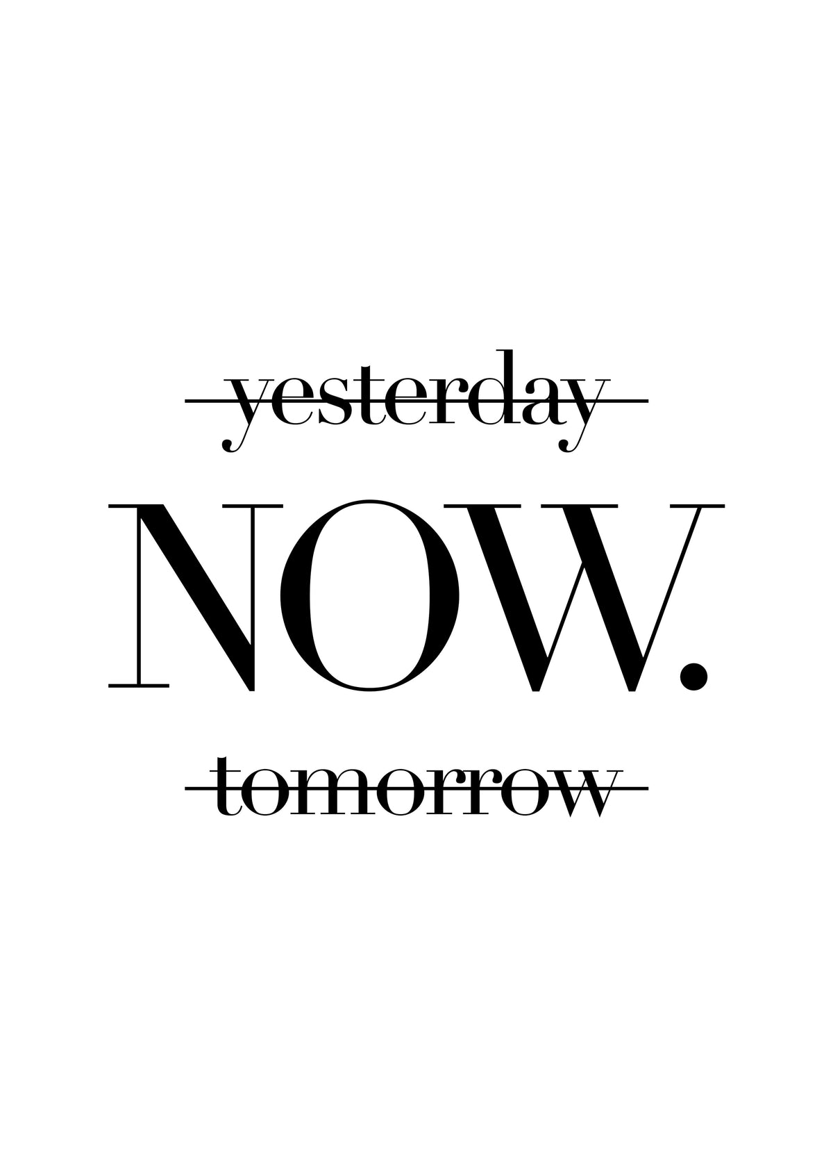 Now - Unframed art print