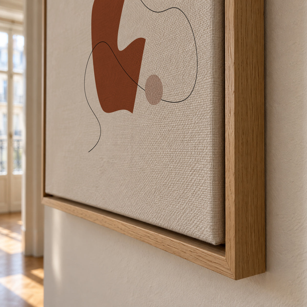 Lagom - Framed canvas detail