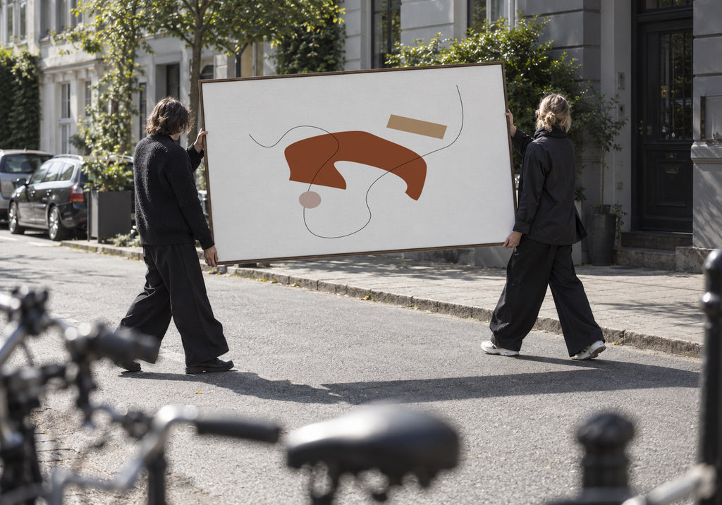 Lagom - Framed canvas in an interior