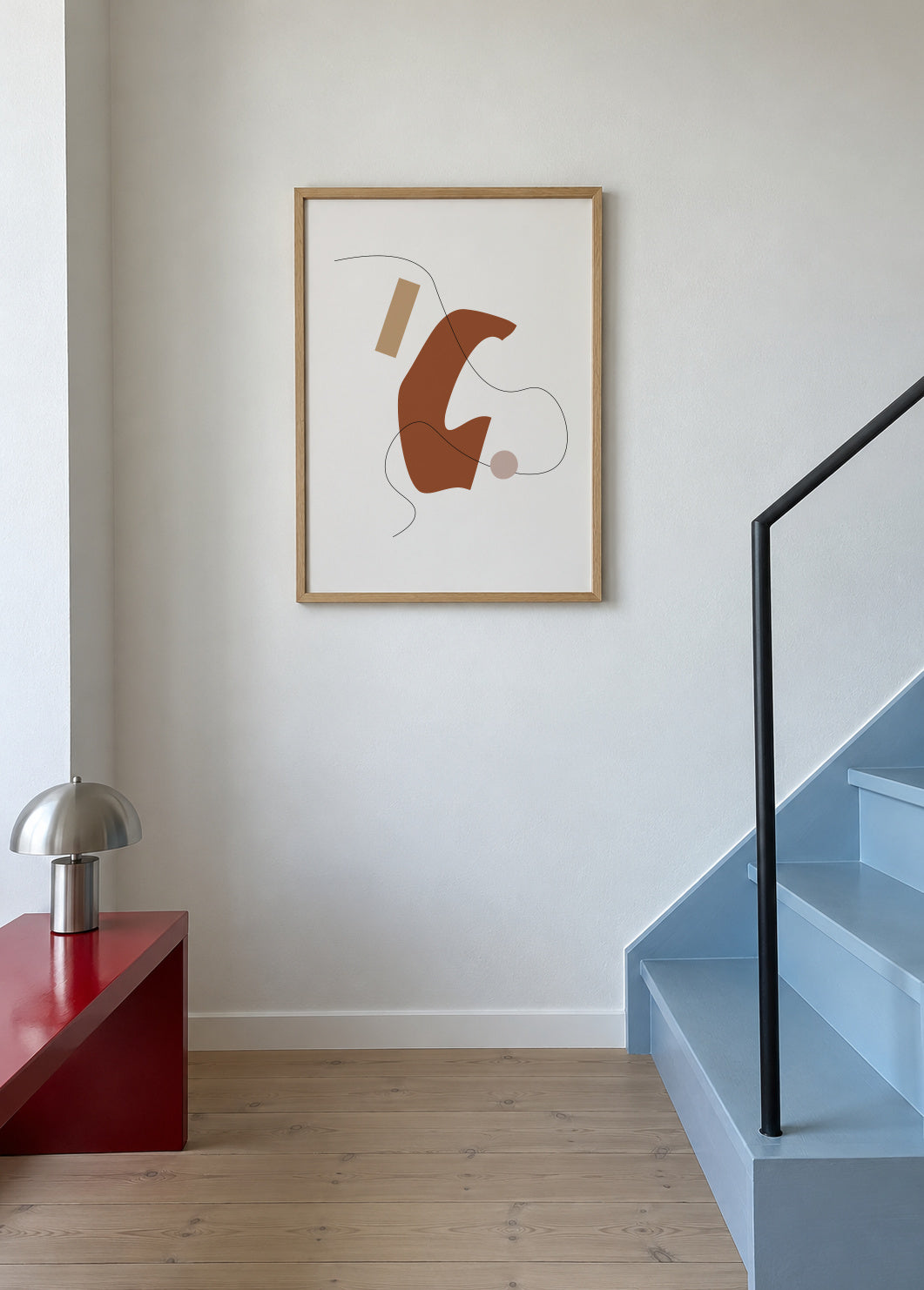Lagom - Framed poster in an interior