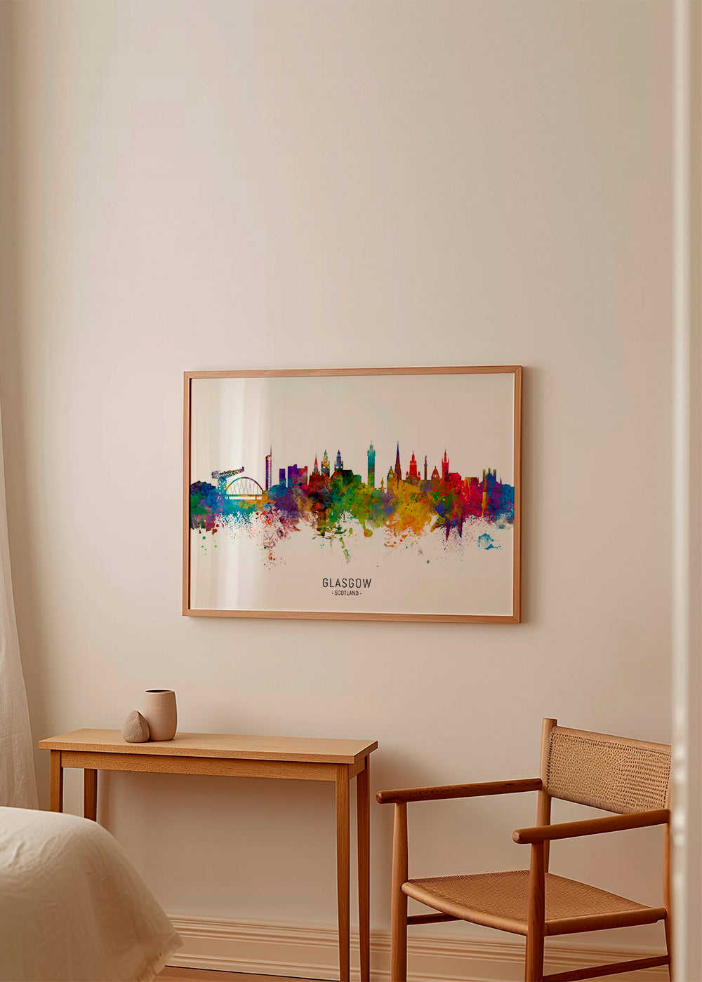 Glasgow Skyline multicolor