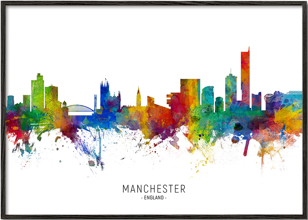 Manchester Skyline multicolor