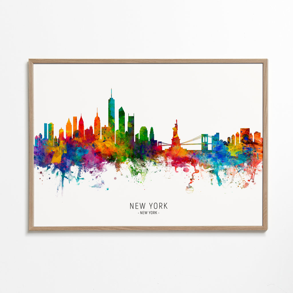 New York Skyline multicolor
