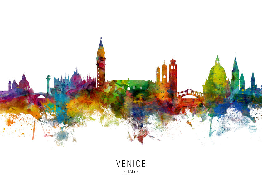 Venice Skyline multicolor